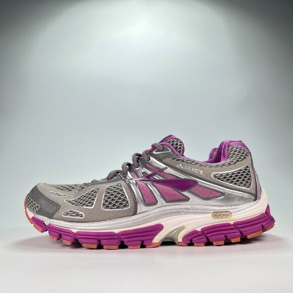 Brooks Ariel Wide Gray Purple Athletic Running Shoes 1201642E085 Women's Size 10 - Picture 4 of 10